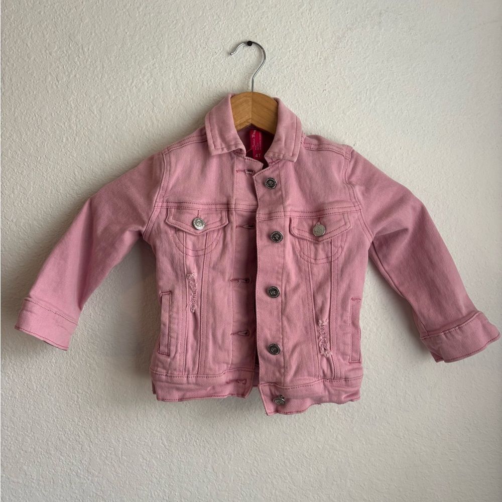 Cutie Patootie Pink Denim girls Jacket